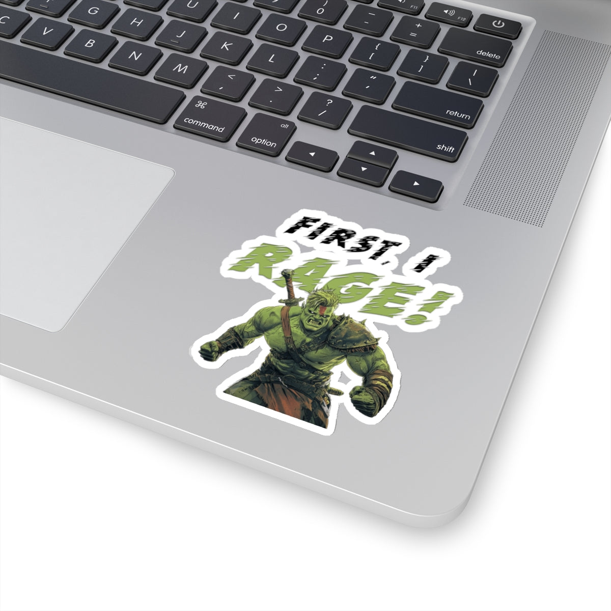 (No Profanity) Raarh RAGE Kiss-Cut Stickers