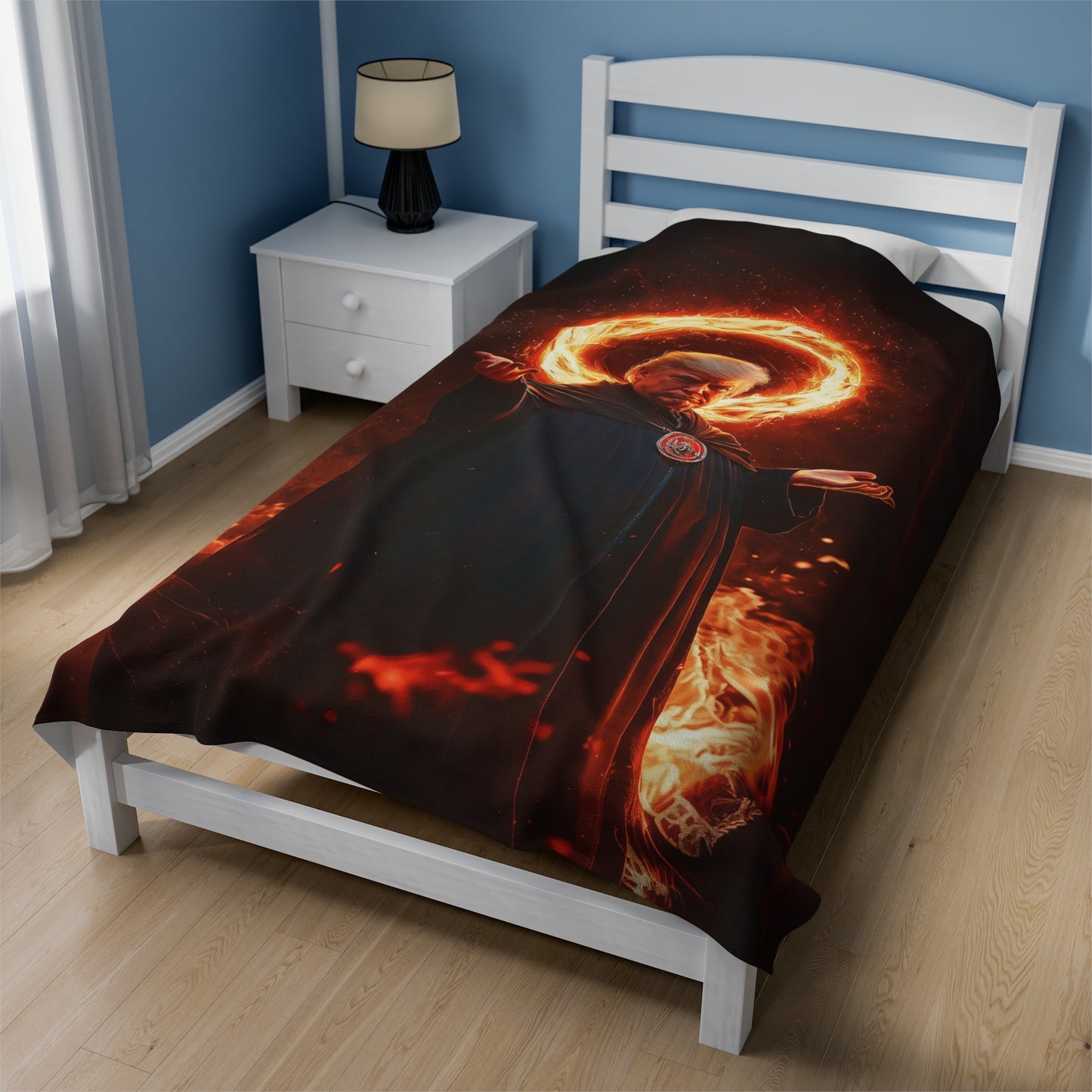 Tronald Velveteen Plush Blanket