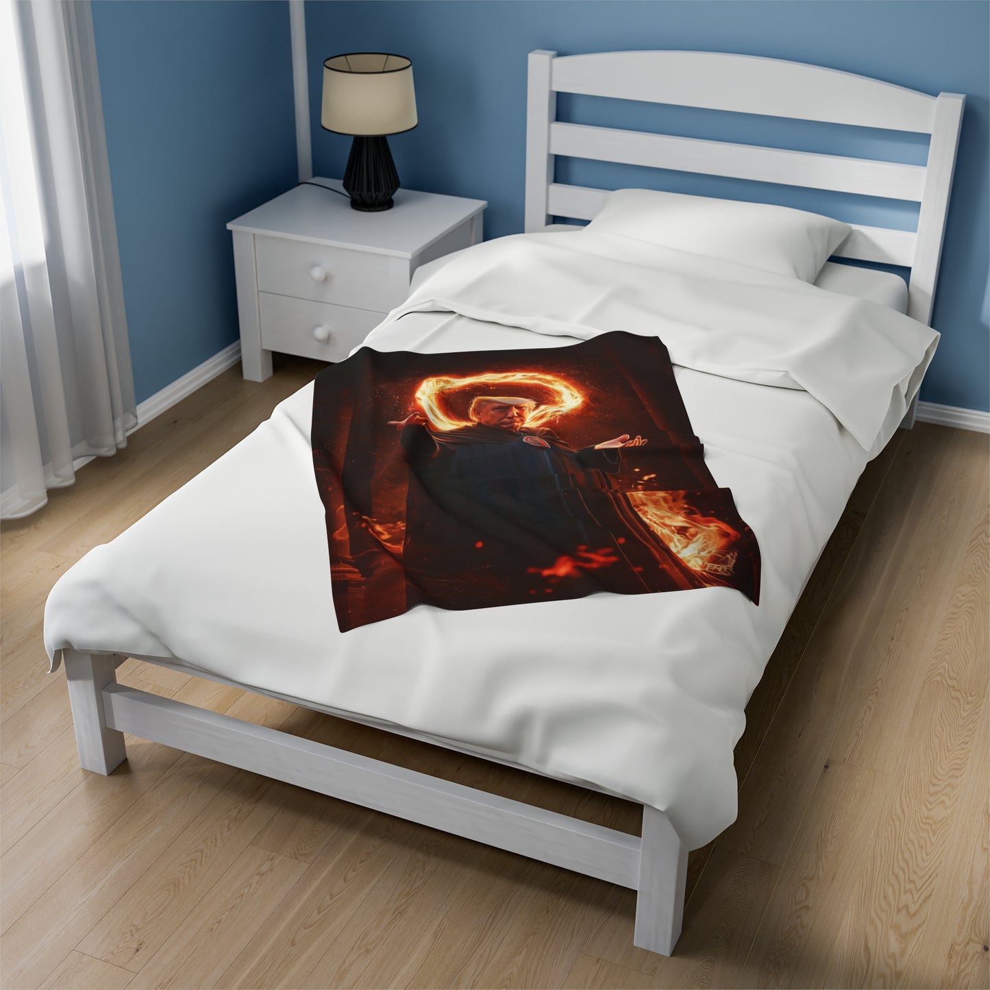 Tronald Velveteen Plush Blanket