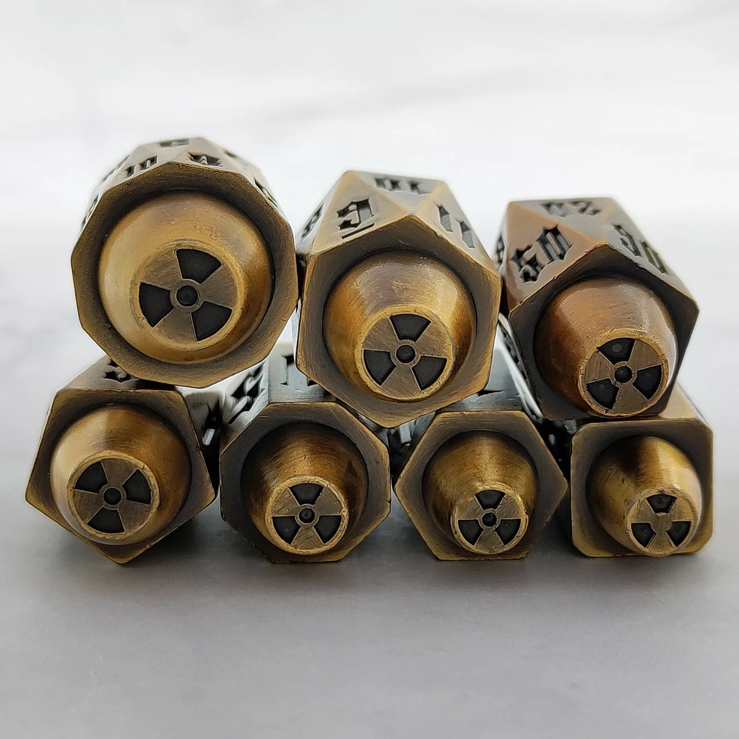 7pcs Metal Dice Set - D100 D20 D12 D10 D8 D6